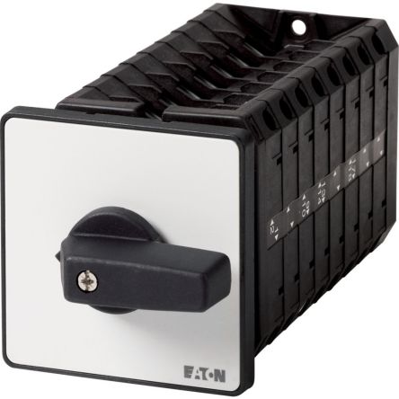 Eaton, 16P 2 Position 90° On-Off Cam Switch, 690V (Volts), 63A, Short Thumb Grip Actuator [091222 T5B-8-8352/E]; 271-5923