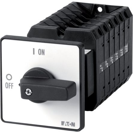 Eaton, 6P 3 Position 60° Changeover Cam Switch, 690V (Volts), 63A, Short Thumb Grip Actuator [091716 T5B-6-8362/Z]; 271-5935