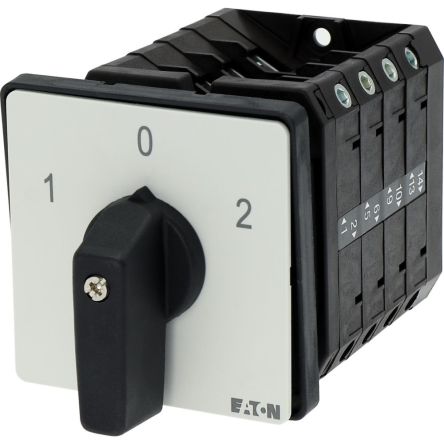 Eaton, 4P 3 Position 60° Changeover Cam Switch, 690V (Volts), 63A, Short Thumb Grip Actuator [092112 T5B-4-8213/E]; 271-5996