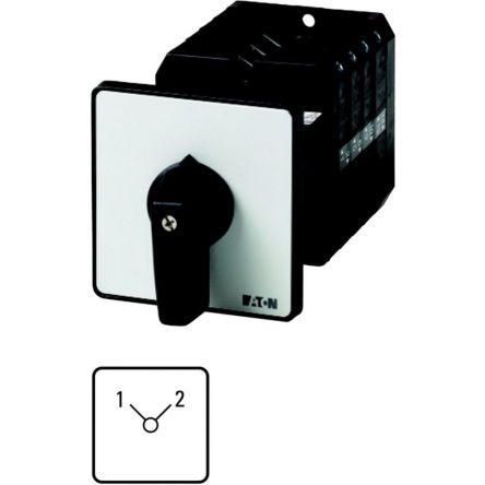Eaton, 4P 2 Position 90° Changeover Cam Switch, 600V (Volts), 100A, Short Thumb Grip Actuator [096008 T5-4-8223/Z]; 271-6134