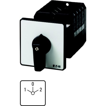 Eaton, 3P 3 Position 60° Motor Reversing Cam Switch, 690V (Volts), 100A, Toggle Actuator [096374 T5-3-8401/Z]; 271-6151