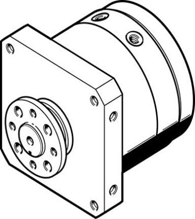 Festo Shock Absorber Series 10 bar Double Action Pneumatic Rotary Actuator, 270° Rotary Angle, 25mm Bore [DSM-T-25-270-FW-A-B]; 271-6245