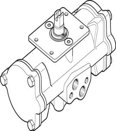 Festo DAPS Series 8.4 bar Single Action Rotary Actuator, 90° Rotary Angle [DAPS-0015-090-R-F03-CR]; 271-6664