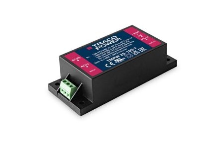 TRACOPOWER AC-DC Power Supply, TMPW 25-105-T, 5.1V dc, 3.922A, 20W, 1 Output, 90 → 305V ac Input Voltage [TMPW 25-105-T]; 271-6873