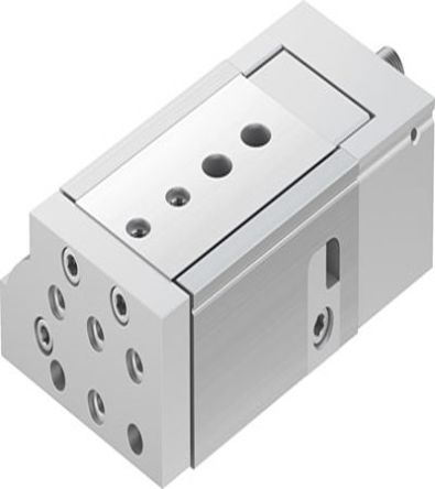Festo Pneumatic Guided Cylinder - 570204, 32mm Bore, 10mm Stroke, DGSL Series, Double Acting [DGSL-25-10-EA]; 271-7066