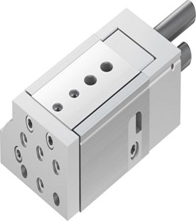 Festo Pneumatic Guided Cylinder - 544039, 32mm Bore, 10mm Stroke, DGSL Series, Double Acting [DGSL-25-10-P1A]; 271-7067