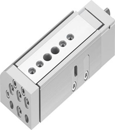 Festo Pneumatic Guided Cylinder - 570168, 10mm Bore, 30mm Stroke, DGSL Series, Double Acting [DGSL-8-30-EA]; 271-7075