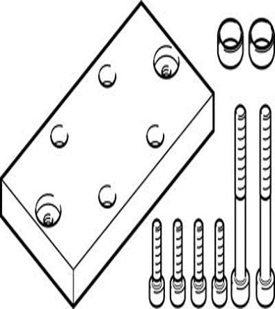 Festo Adapter DHAA-D-E2-40-Q11-40, For Use With Handling Unit [DHAA-D-E2-40-Q11-40]; 271-7085