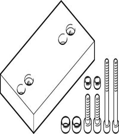 Festo Adapter DHAA-D-H2-20/25-Q11-25, For Use With Handling Unit [DHAA-D-H2-20/25-Q11-25]; 271-7087