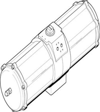 Festo DAPS Series 8.4 bar Single Action Rotary Actuator, 90° Rotary Angle [DAPS-1920-090-RS4-F16]; 271-7414