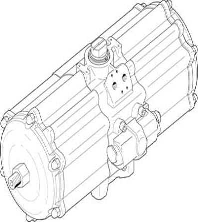 Festo DAPS Series 8.4 bar Single Action Rotary Actuator, 90° Rotary Angle [DAPS-3840-090-R-F16-T6]; 271-7426