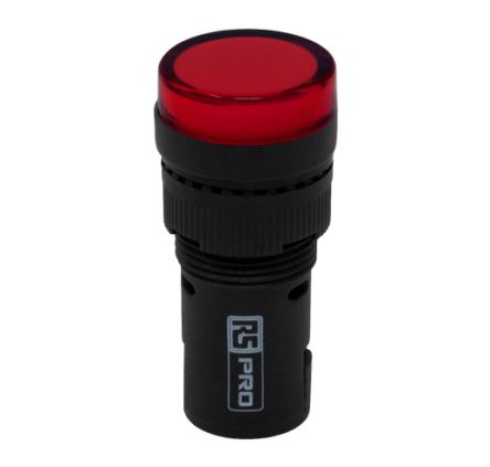 RS PRO, Panel Mount Red LED Pilot Light, 24V ac/dc [0]; 271-7477