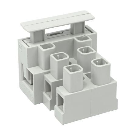 RS PRO Fused Terminal Block, 3-Way, 20A, 25mm Wire, Screw Down Termination [0]; 271-8281