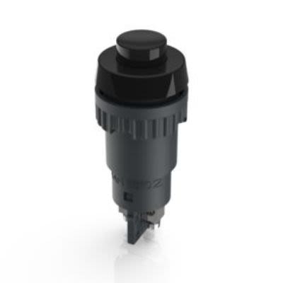 RAFI 1.1 Series Push Button, Momentary, Panel Mount, 20mm Cutout, SPST, 250V, IP40, IP65 [1.10.102.001/0104]; 271-9079