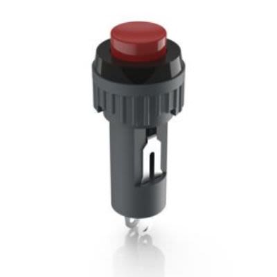 RAFI 1.1 Series Push Button, Momentary, Panel Mount, 11mm Cutout, SPST, 24V, IP40 [1.10.107.011/0301]; 271-9082