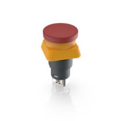 RAFI LUMOTAST 25 Series Latching Emergency Stop Push Button, 25mm Cutout, IP65 [1.15.154.016/0301]; 271-9111