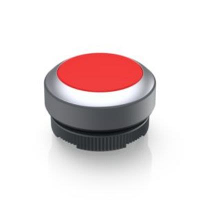 RAFI RAFIX 22 FS+ Series Push Button for Use with RAFIX FS Switching Element Universal PCB, Red Light [1.30.270.021/2300]; 271-9134