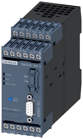 Siemens 2.6 W Motor Controller, 24 V, 1 Phase, 630-840 A, Motor Managment Function, 24 V dc [3UF70121AB000]; 271-9547