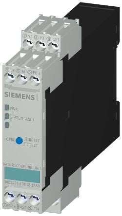 Siemens AS-I Data Decoupler Series Interface Module for Use with Control Cabinet [3RK19011DE121AA0]; 271-9989