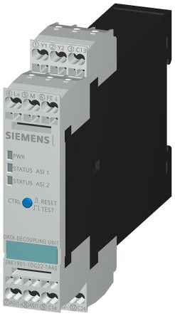 Siemens AS-I Data Decoupler Series Interface Module for Use with Control Cabinet [3RK19011DG221AA0]; 271-9991