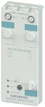 Siemens AS-I K60 Series Analog I/O Module for Use with Field Work, Analog [3RK22072BQ500AA3]; 272-0002