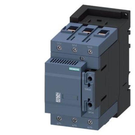 Siemens SIRIUS 3RT Size S3, 3RT26 Capacitor Contactor, 400 V Coil, 3-Pole, 10 A, 2 NC, 33 V [3RT26461NB35]; 272-0023