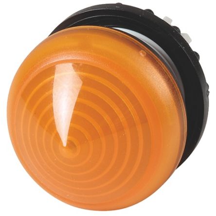 Eaton Orange Indicator, 22.5mm Cutout, IP67, IP69K, Round, 250V [164375 M22-LH-A]; 272-0587