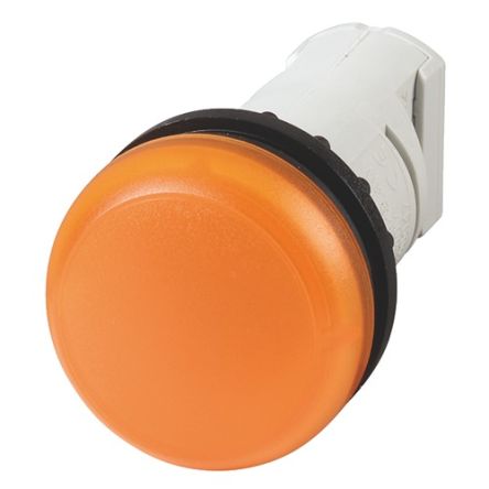 Eaton, M22, Panel Mount Orange LED Indicator, 22.5mm Cutout, IP67, Round, 250V [164376 M22-LC-A]; 272-0588