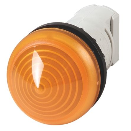 Eaton, Panel Mount Orange Indicator, 22.5mm Cutout, IP66, IP69K, Round, 250V [164377 M22-LCH-A]; 272-0589