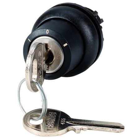 Eaton M22 3-position Key Switch Head, Maintained, 22.5mm Cutout [171154 M22S-WRS3-RS]; 272-0609
