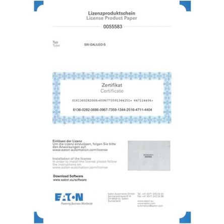 Eaton Programming Software for Use with Operating System Windows 7 [171500 SW-GALILEO-S]; 272-0698