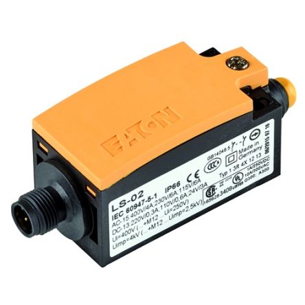 Eaton Safety Interlock Switch, 1NO/1NC, Plastic [178131 LS-11DA-M12A]; 272-1239