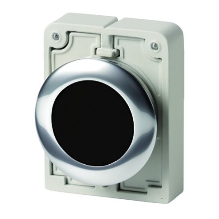 Eaton Push Button Switch, Latching, Panel Mount, 30.5mm Cutout, IP66, IP67, IP69K [182942 M30C-FDR-S]; 272-1302