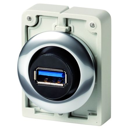 Eaton USB 3.0, Male Type A US Plug to Female, 50mm [187082 M30C-FUSB]; 272-1342