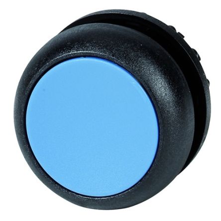 Eaton Push Button Switch, Latching, Panel Mount, 22.5mm Cutout, IP67, IP69K [216624 M22S-DR-B]; 272-2170