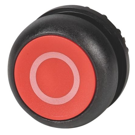 Eaton Push Button Switch, Panel Mount, 22.5mm Cutout, IP66, IP67, IP69K [216629 M22S-DR-R-X0]; 272-2172