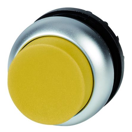 Eaton M22 Series Push Button, Latching, 22.5mm Cutout, IP66, IP67, IP69K [216671 M22-DRH-Y]; 272-2185
