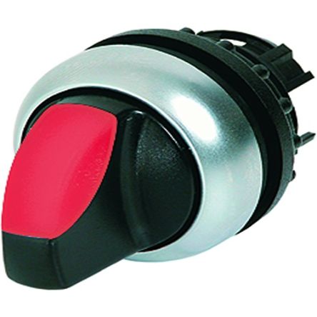 Eaton Toggle Selector Switch - 22.5mm Cutout Diameter, Illuminated 2 Positions [216814 M22-WLK-R]; 272-2222