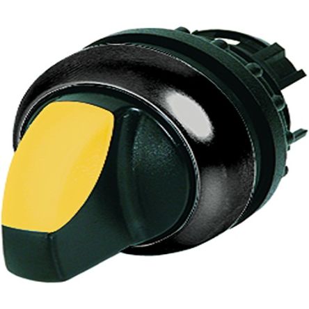 Eaton Toggle Selector Switch - 22.5mm Cutout Diameter, Illuminated 3 Positions [216850 M22S-WRLK3-Y]; 272-2233