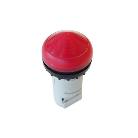 Eaton, Panel Mount Red Indicator, 22.5mm Cutout, IP66, IP67, IP69K, Round, 250V [216915 M22-LCH-R]; 272-2258