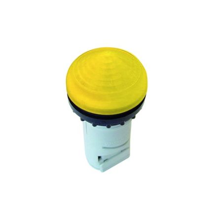 Eaton, M22, Panel Mount Yellow LED Indicator, 22.5mm Cutout, IP66, IP67, IP69K, Round, 250V [216917 M22-LCH-Y]; 272-2260