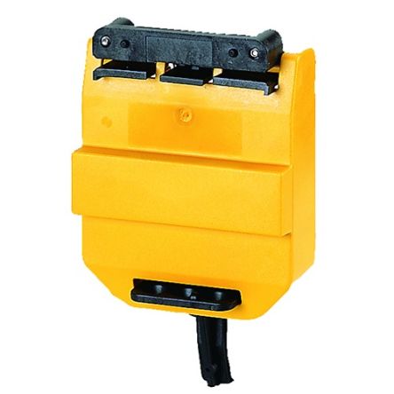 Eaton Yellow Polycarbonate Lock, Yellow Lid, 160 x 60 x 100mm [225526 SVB-PKZ4-CI]; 272-2300
