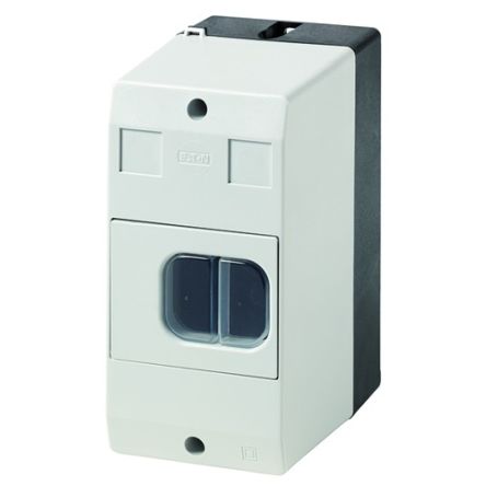 Eaton Black, White Plastic Enclosure - [281409 CI-PKZ01-NA-G]; 272-2351