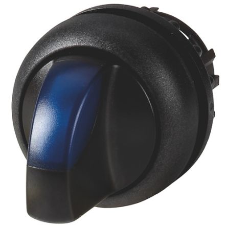 Eaton Toggle Selector Switch - 22.5mm Cutout Diameter, Illuminated 2 Positions [284544 M22S-WLKV-B]; 272-2360