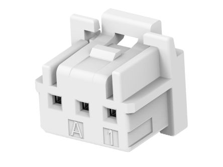TE Connectivity, 1-2232979 Plug Connector Housing, 2mm Pitch, 3 Way, 1 Row Vertical [1-2232979-3]; 272-2670