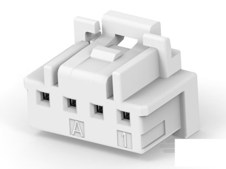 TE Connectivity, 1-2232979 Plug Connector Housing, 2mm Pitch, 4 Way, 1 Row Vertical [1-2232979-4]; 272-2673