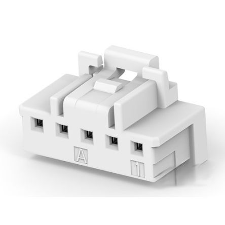 TE Connectivity, 1-2232979 Plug Connector Housing, 2mm Pitch, 5 Way, 1 Row Vertical [1-2232979-5]; 272-2675