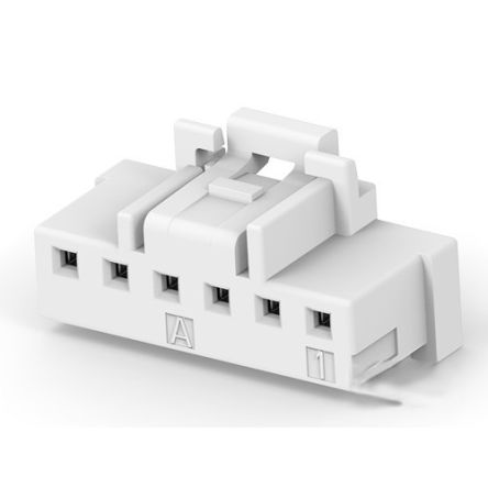 TE Connectivity, 1-2232979 Plug Connector Housing, 2mm Pitch, 6 Way, 1 Row Vertical [1-2232979-6]; 272-2677