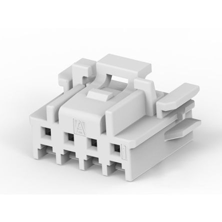 TE Connectivity, SGI2.0 Plug Connector Housing, 2mm Pitch, 4 Way, 1 Row [1-2350224-4]; 272-2697