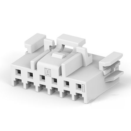 TE Connectivity, SGI2.0 Plug Connector Housing, 2mm Pitch, 6 Way, 1 Row [1-2350224-6]; 272-2701
